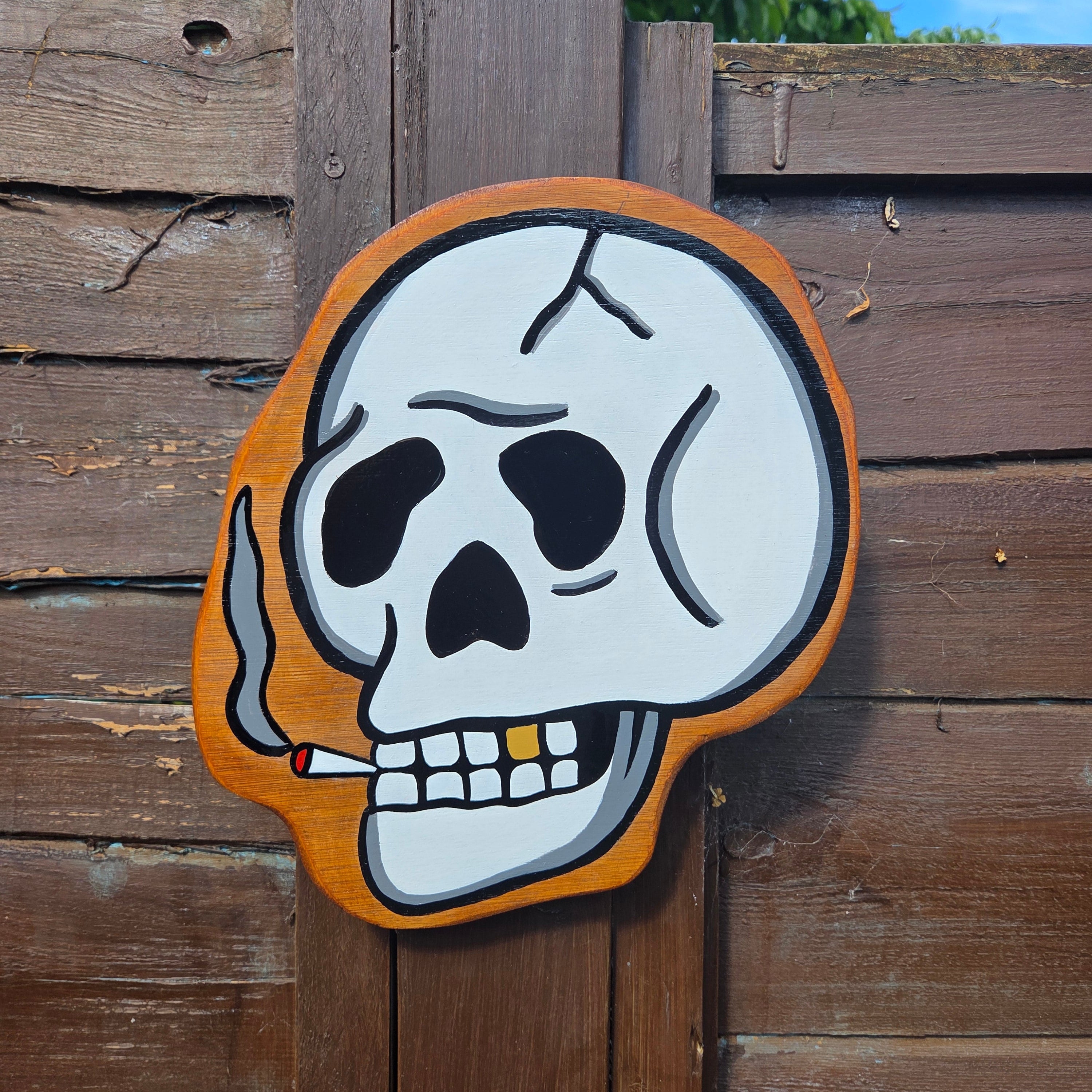 Smoking Skull