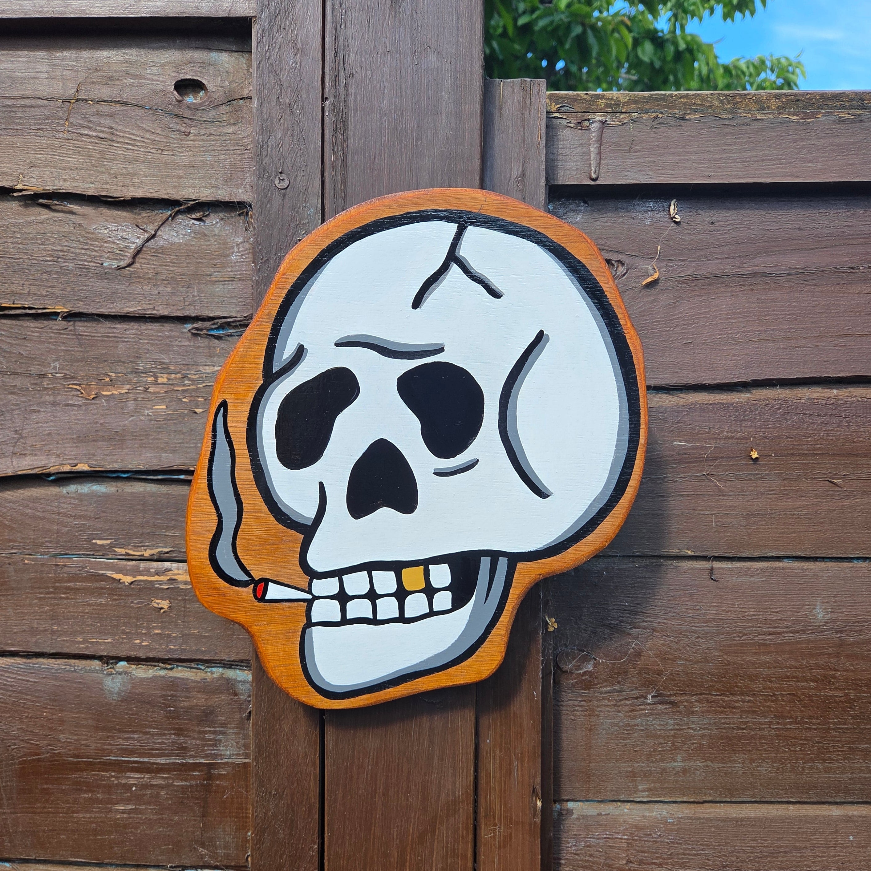Smoking Skull